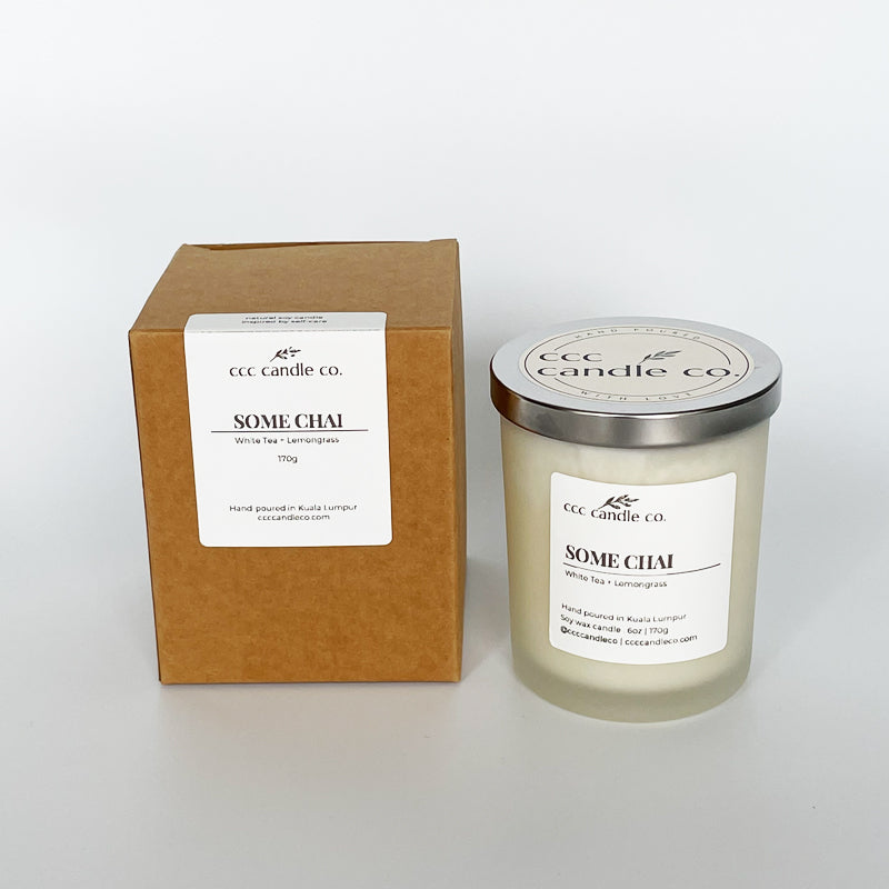 SOME CHAI – White Tea & Lemongrass Candle