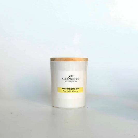 UNFORGETTABLE - Red Apple & Peony Candle