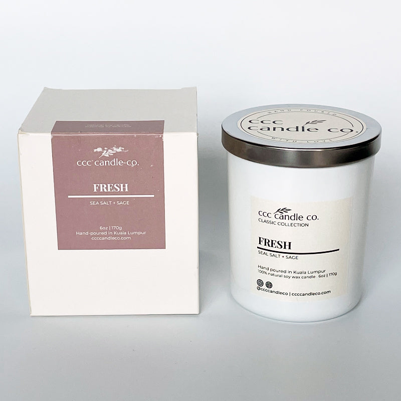 FRESH – Sea Salt & Sage Candle